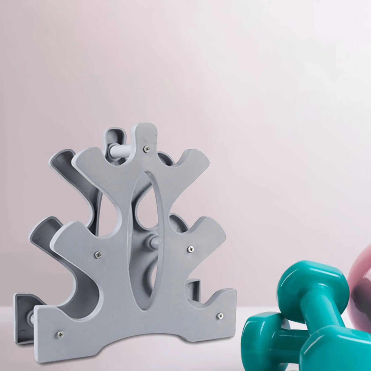 Dumbbell Rack 3 Layer Stand Portable Lightweight Dumbbell Holder Fitness Home Use Universal Weights Dumbbells Vertical Stand