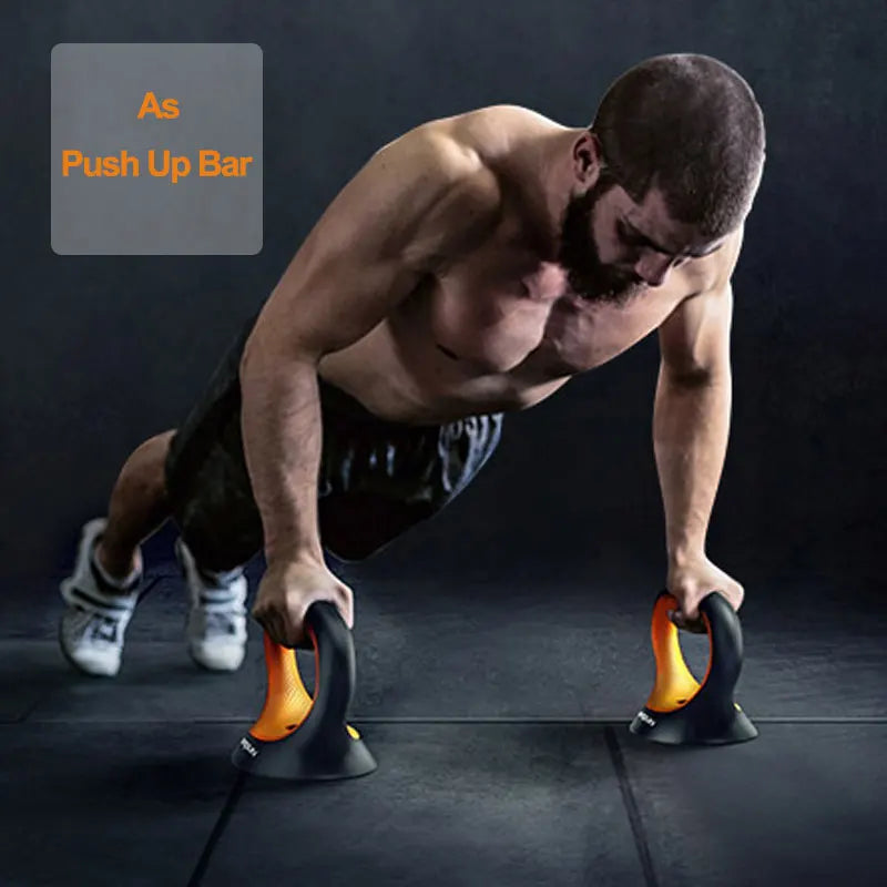 Adjustable Kettlebell Grip Suitable for Weight Plates, Kettle Bell, Home Gym Fitness, Exercise Muscles Handle, Push Up Bar Equip