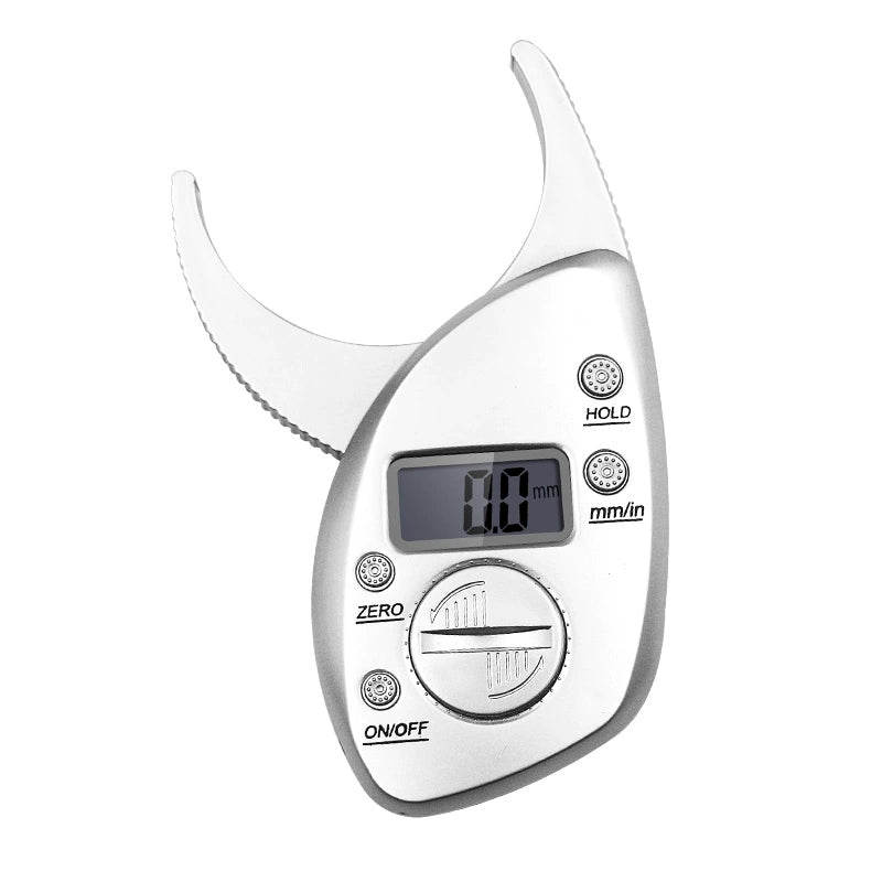 Body Fat Clip Sebum Clamp Measuring Body Fat Skinfold Thickness Measuring Meter For Home Hand-Held Digital Display Digital Subcutaneous Fat Ruler