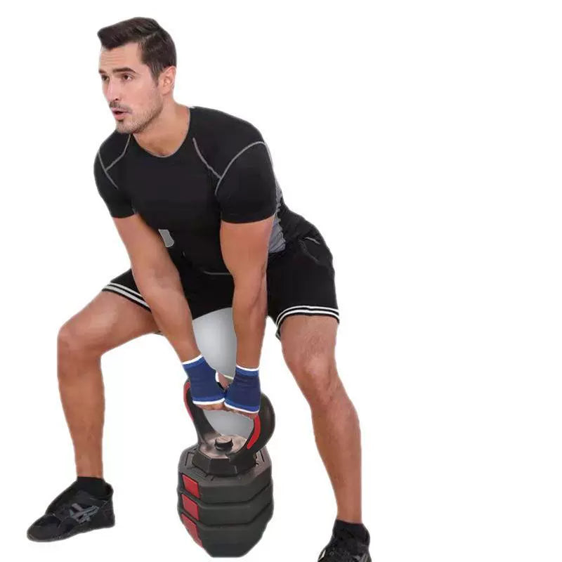 Upgraded Dumbbell, Multifunctional Adjustable, Kettlebell Handle Length, Base Neutral Dumbbell Piece