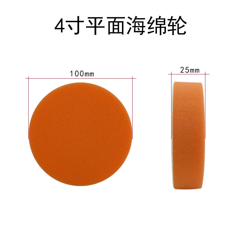 Pneumatic Grinder Wool Ball Waxing Polishing Wheel Self-Adhesive Wool Wheel Sponge Wheel Waxing Sponge Ball Car Beauty