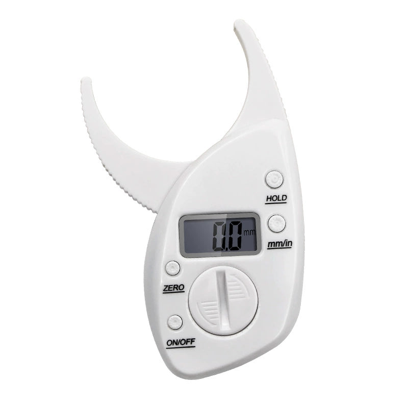 Body Fat Clip Sebum Clamp Measuring Body Fat Skinfold Thickness Measuring Meter For Home Hand-Held Digital Display Digital Subcutaneous Fat Ruler
