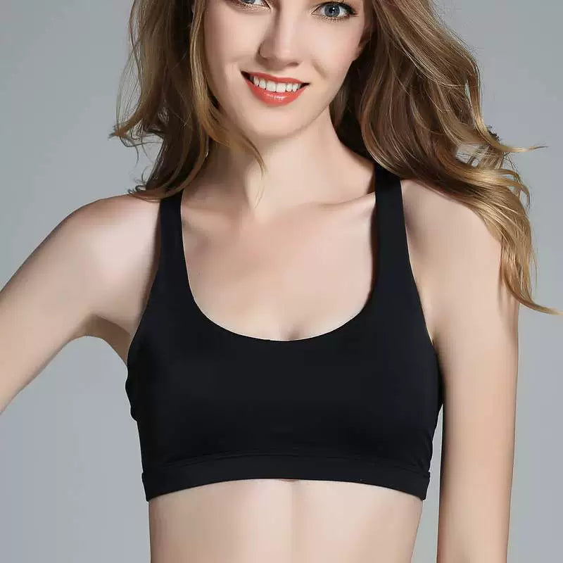 Jm8118 Color Discount Cross Beauty Back Sports Bra European and American No Steel Ring Yoga Running Underwear Quick-Drying Shockproof