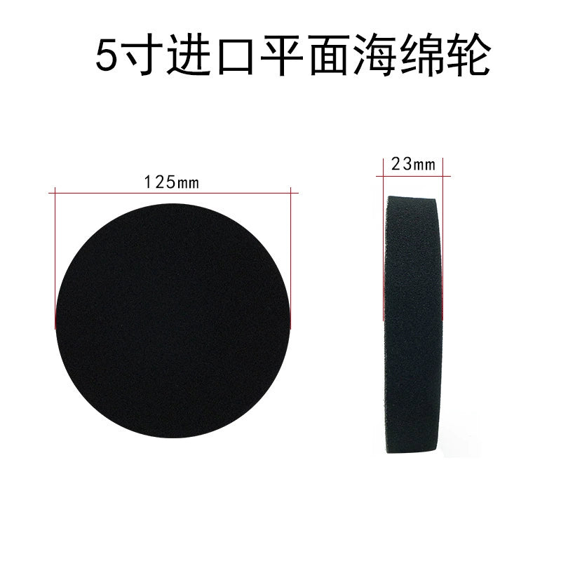 Pneumatic Grinder Wool Ball Waxing Polishing Wheel Self-Adhesive Wool Wheel Sponge Wheel Waxing Sponge Ball Car Beauty