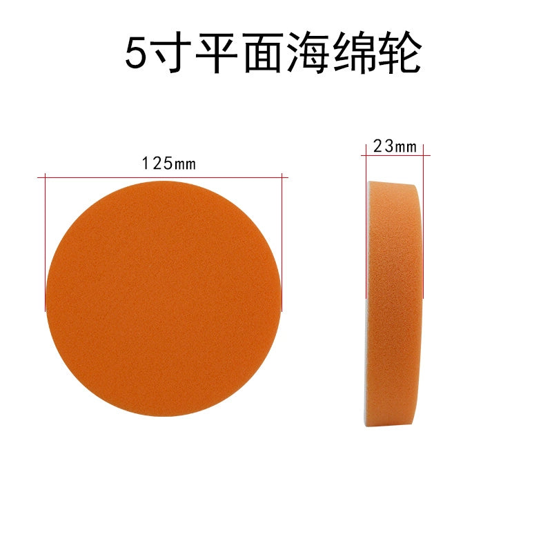 Pneumatic Grinder Wool Ball Waxing Polishing Wheel Self-Adhesive Wool Wheel Sponge Wheel Waxing Sponge Ball Car Beauty