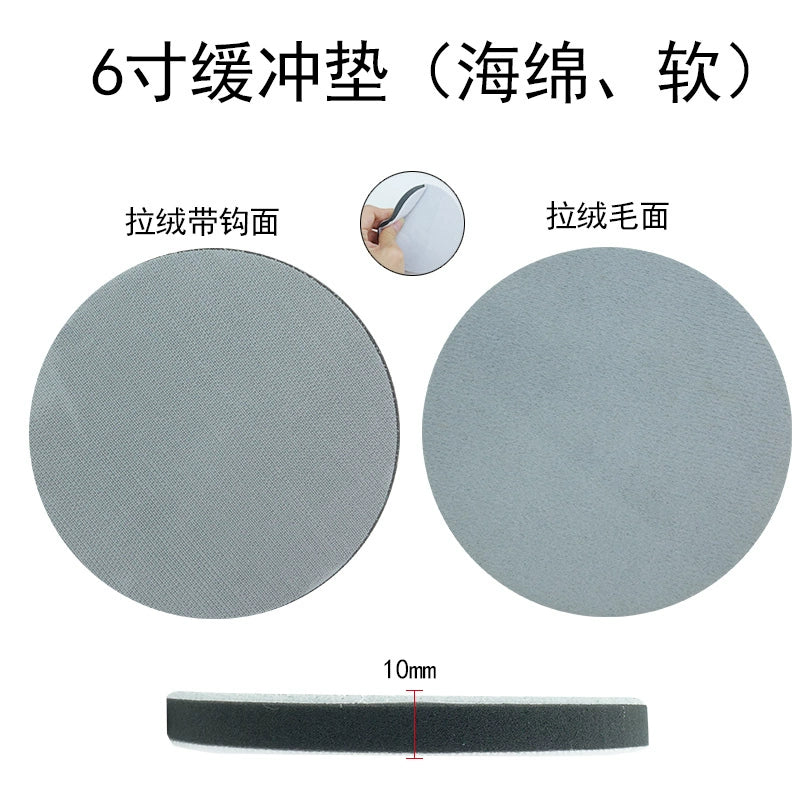 Pneumatic Grinder Wool Ball Waxing Polishing Wheel Self-Adhesive Wool Wheel Sponge Wheel Waxing Sponge Ball Car Beauty