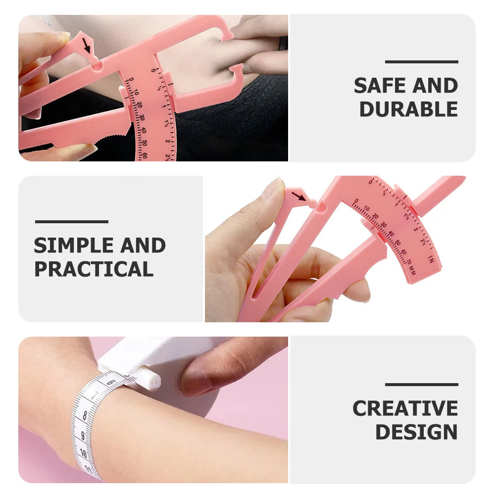 Fat Caliper Tape Body Measure Measuring Pinch Test to Digital Measurement Device