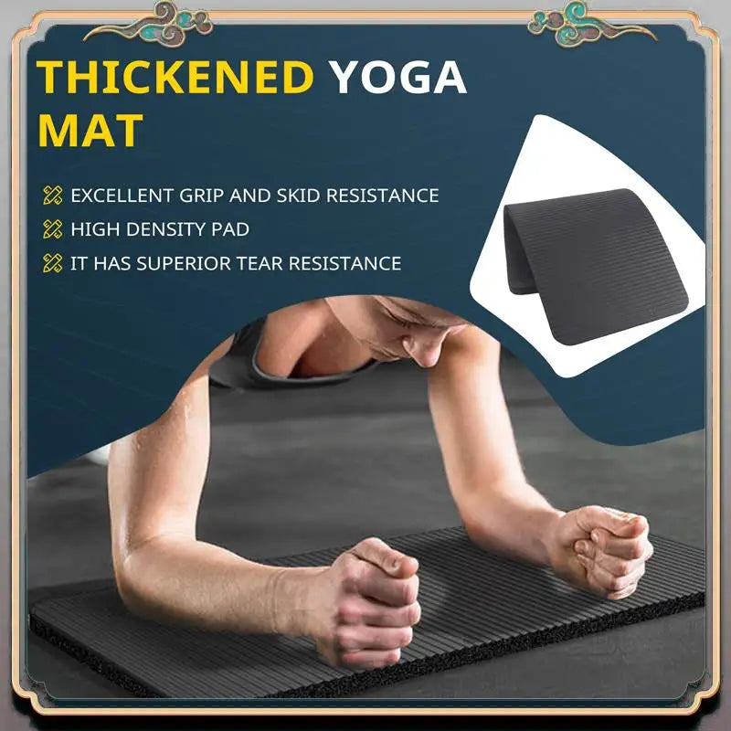 Durable 15MM Thick Yoga Mat Comfort Foam Knee Elbow Pad Mats For Exercise Yoga Pilates Indoor Pads Fitness Training
