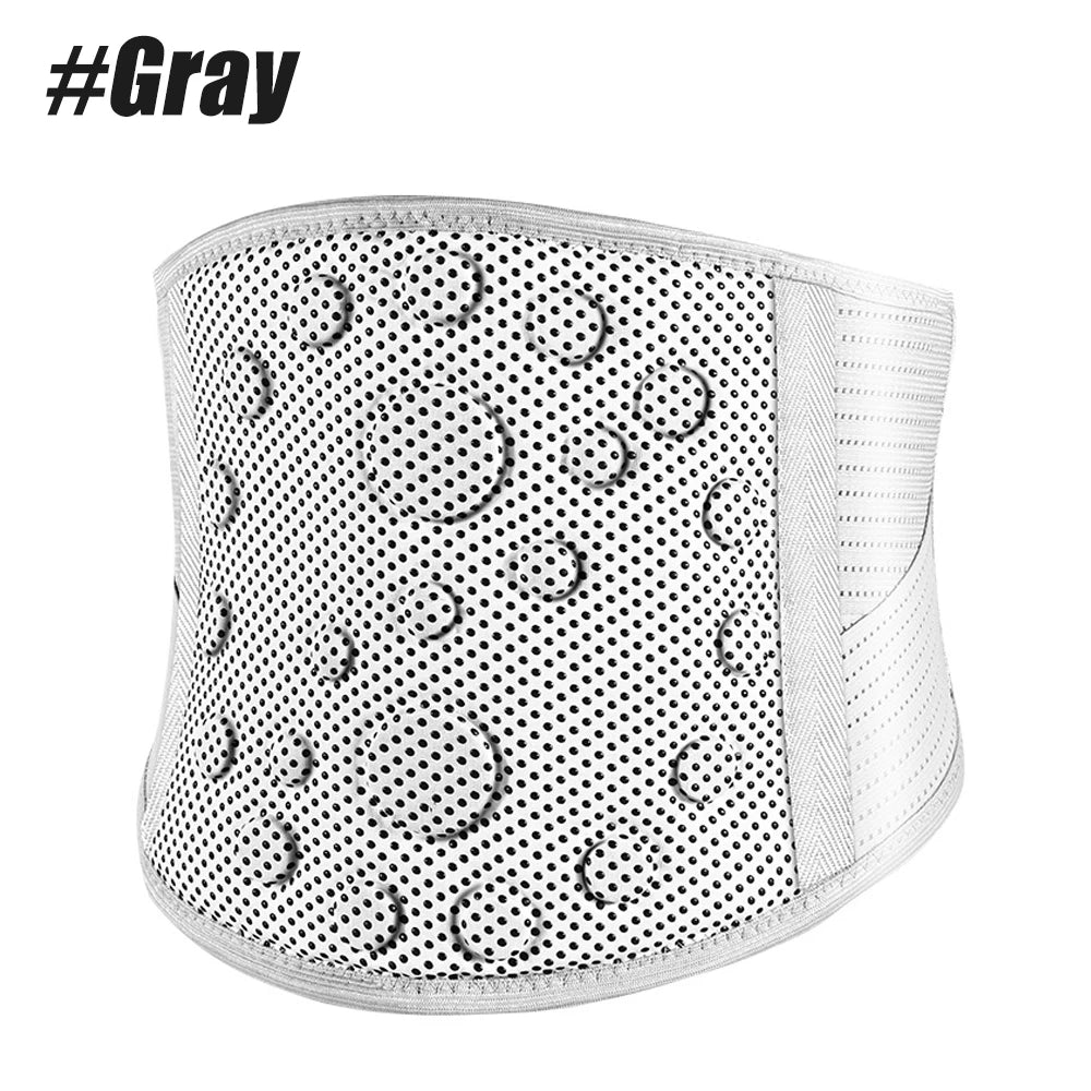 Sport Tourmaline Magnetic Back Braces for Lower Back Pain Relief, Self Heating & Soothing Back Support Belt, Lumbar Support Belt