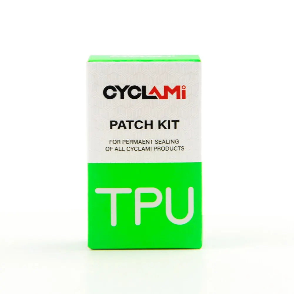 CYCLami Bike Inner Tube Tire Patch Patching Tools Repair Kit 8 Pieces Road MTB Folding Bicycle TPU Material Powerful Glue-free