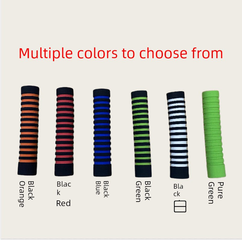 Badminton Racket Special Sponge Handle Cover Hand Glue Tennis Racket Punching Breathable Suction Belt Slingshot Fishing Rod Non-Slip Handle