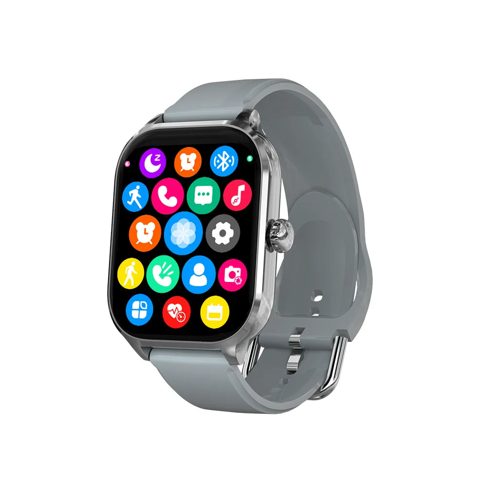 LAXASFIT 2024 New Fashion Smart Watch Heart Rate Monitor Sports Fitness Watch Waterproof Voice Call Smart Watch for Android IOS