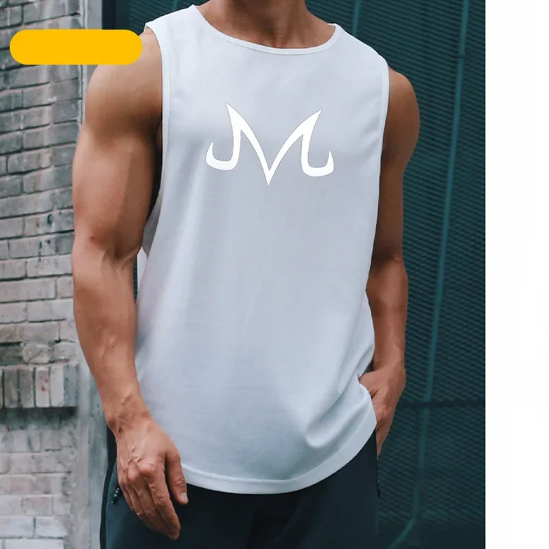 Quick-drying Bodybuilding Vest Men's Gym Fitness Superhero Sleeveless Shirt Anime Zt Casual Vest Summer Training Clothing