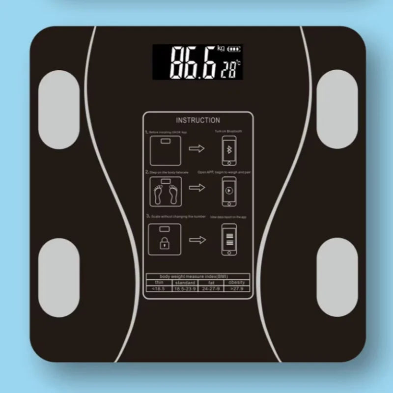Household precision electronic weighing scale Smart Bluetooth body fat scale Women's healthy weight loss human body scale