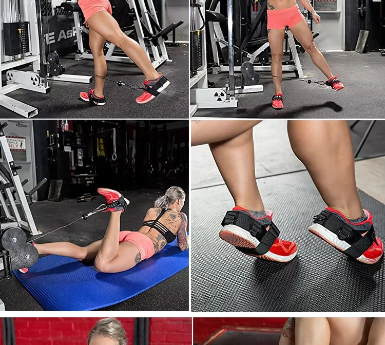 1 PC Ankle Straps gym Fitness Anklet Sports Anklet Foot Buckle Ankle Weights gym Ankle Shackles Bodybuilding Resistance Strap