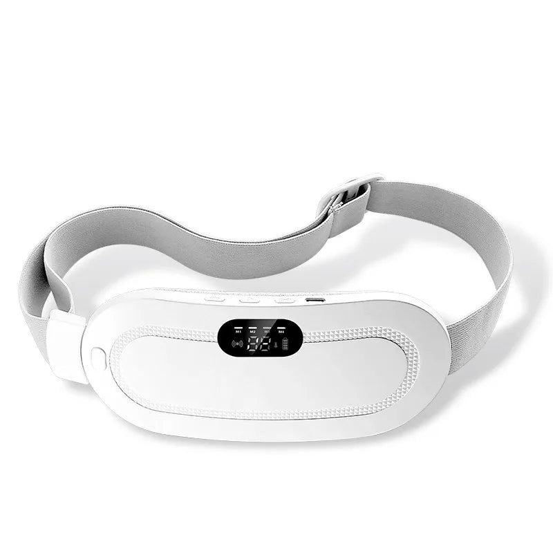 Heated Massage Warm Palace Belt Hot Compression Vibration Belt Abdomen Waist Stomach Warming Pain Relief Heating Massage Device