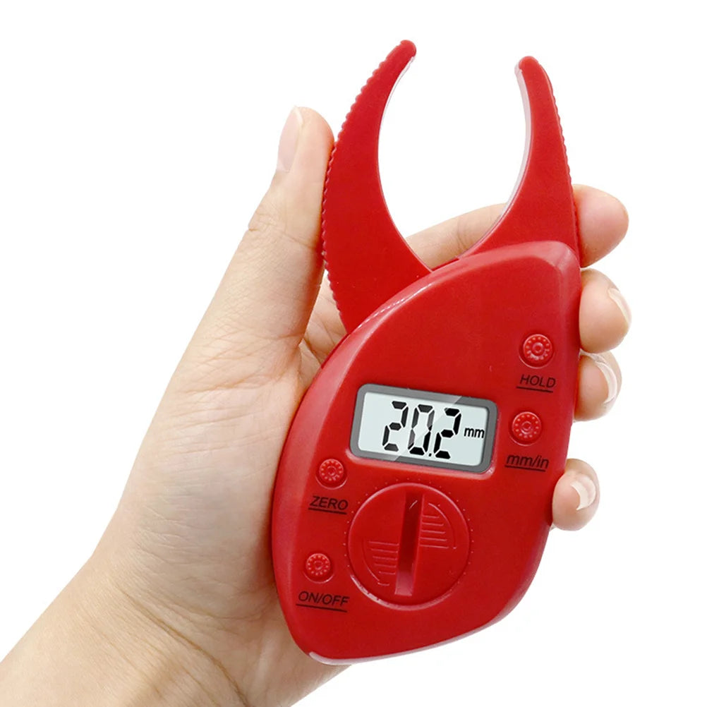 Body Fat Caliper, Portable Digital LCD Fat Tester Skin Fold Test Analyzer, Athletic Men Measuring Caliper for Digital Body
