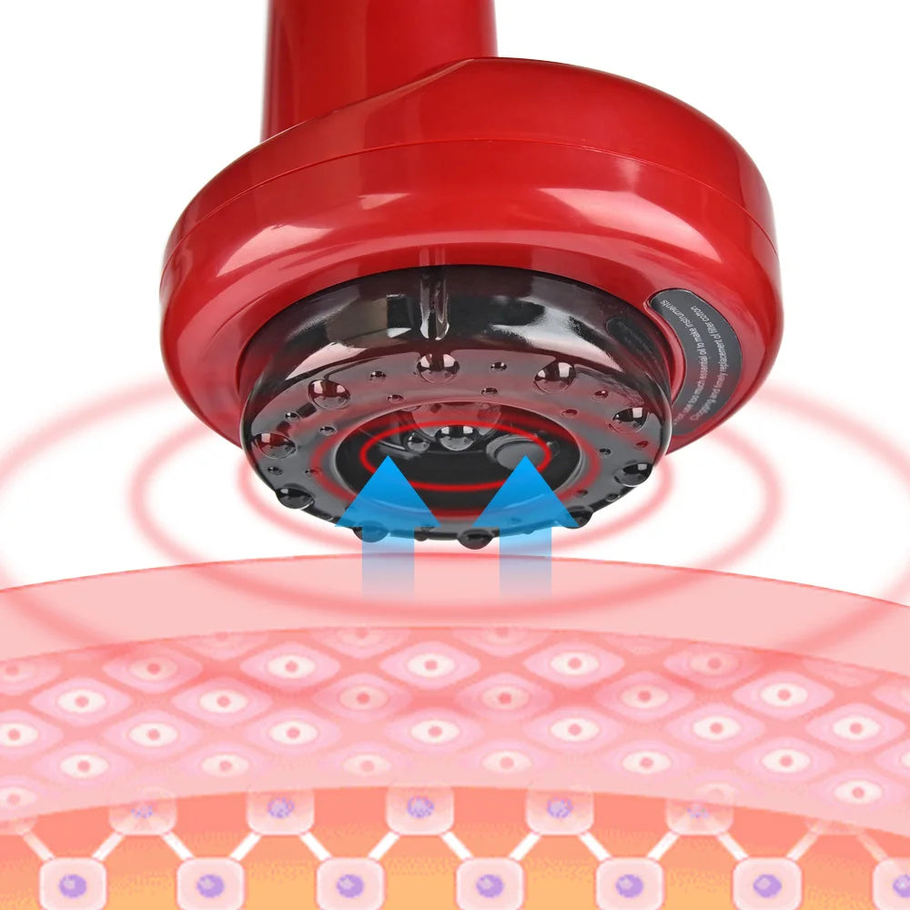 Electric Cupping Massage Guasha Scraping EMS Body Massager Vacuum Cans Suction Cup IR Heating Anti-Cellulite Fat Burner Slimming