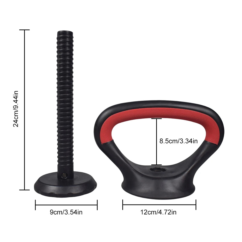 Kettlebell Handle Convert Dumbbells Into Kettlebell Dumbbell Kettlebell Converter Kettlebell Grip for Weightlifting Bodybuilding