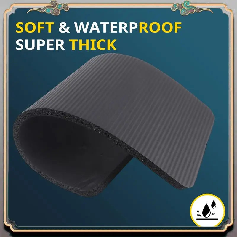 Durable 15MM Thick Yoga Mat Comfort Foam Knee Elbow Pad Mats For Exercise Yoga Pilates Indoor Pads Fitness Training