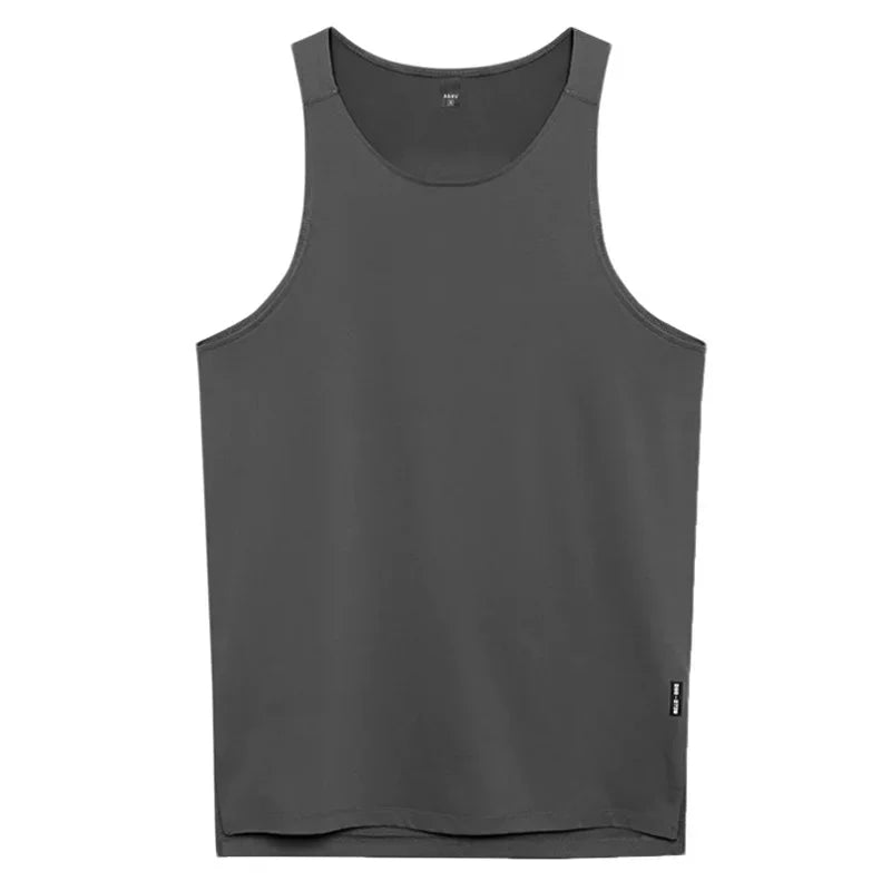 Men's Gym Tank Top Bodybuilding Sleeveless Shirt Quick Dry Fitness Vest Workout Running Sports Muscle Casual Summer Undershirt
