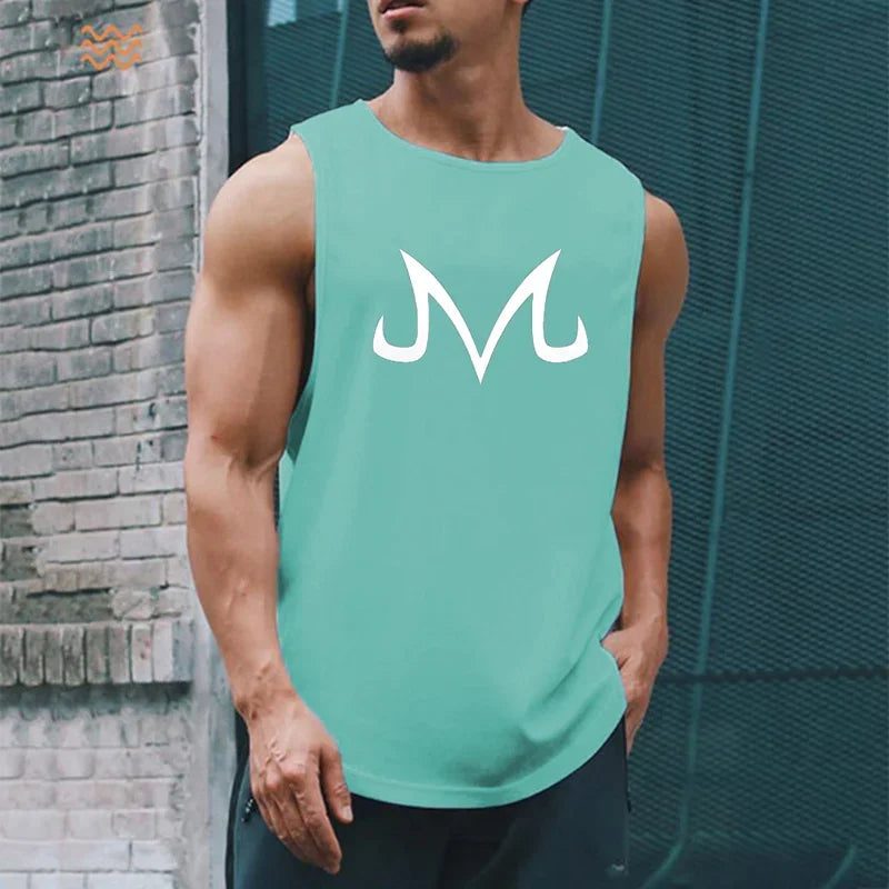 Quick-drying Bodybuilding Vest Men's Gym Fitness Superhero Sleeveless Shirt Anime Zt Casual Vest Summer Training Clothing