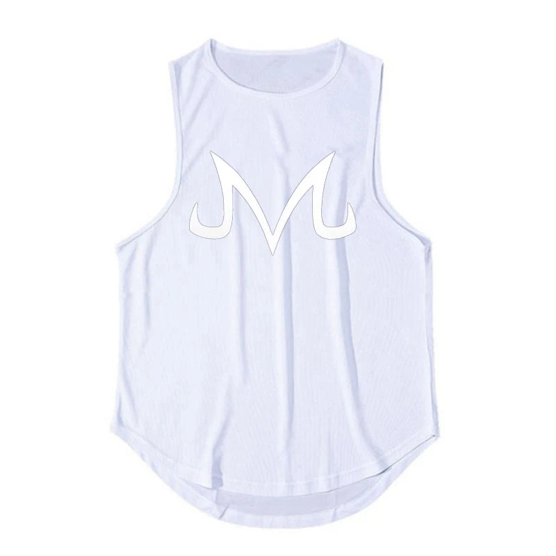 Summer Fitness Sports Tank Top Men's Breathable Loose Fit Training Sleeveless T-shirt Quick Drying vest Anime ZT Clothing