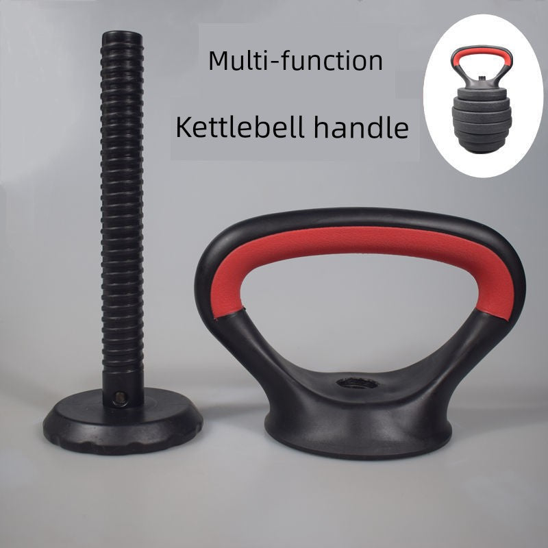 Upgraded Dumbbell, Multifunctional Adjustable, Kettlebell Handle Length, Base Neutral Dumbbell Piece