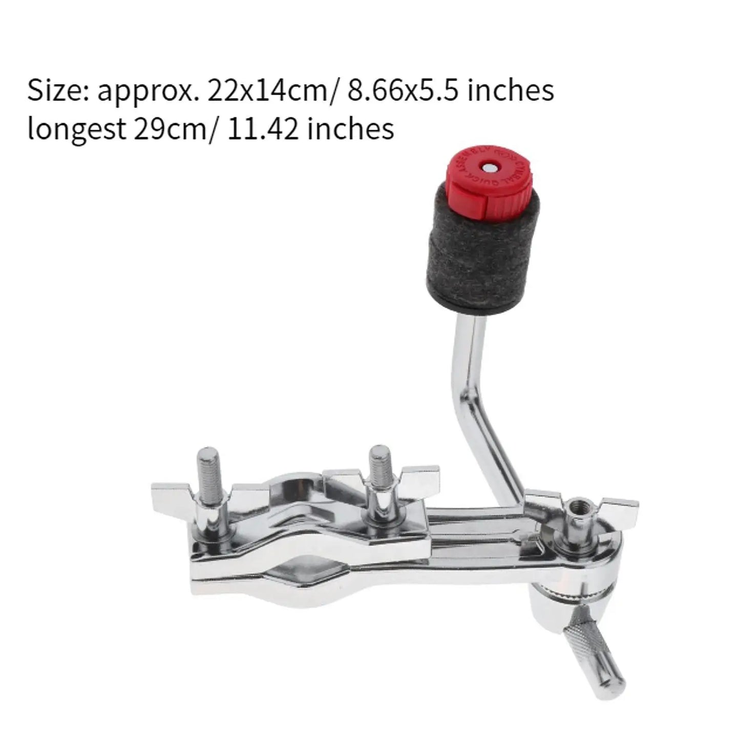 1Pcs Drum Clamps Cymbal Arm Stand Holder for Instruments Drum Accessories for Precussion Drum Set Players