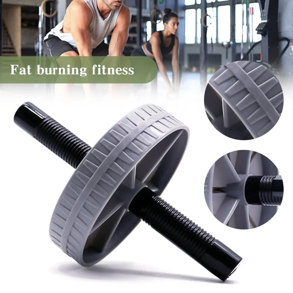 Workout AB Roller Wheel Non-slip Abdominal Roller No Noise Exercise Wheel Abdominal Exerciser for Home Gym Strength Workouts