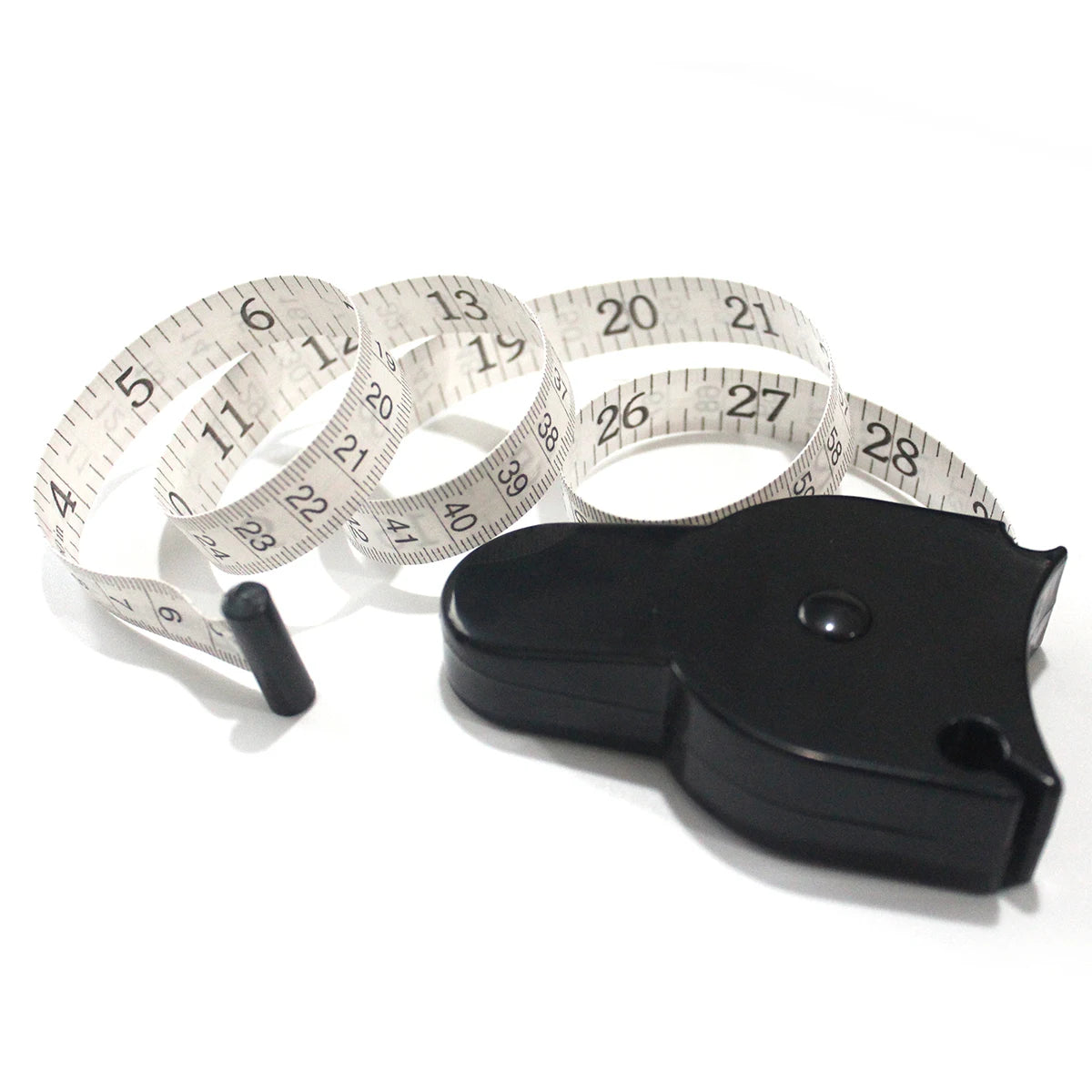 Fat Tester Calipers with Tape Measure and Fat Charts Fitness Measure Waist Arms and Thigns Fat Measuring Tool 1.5M