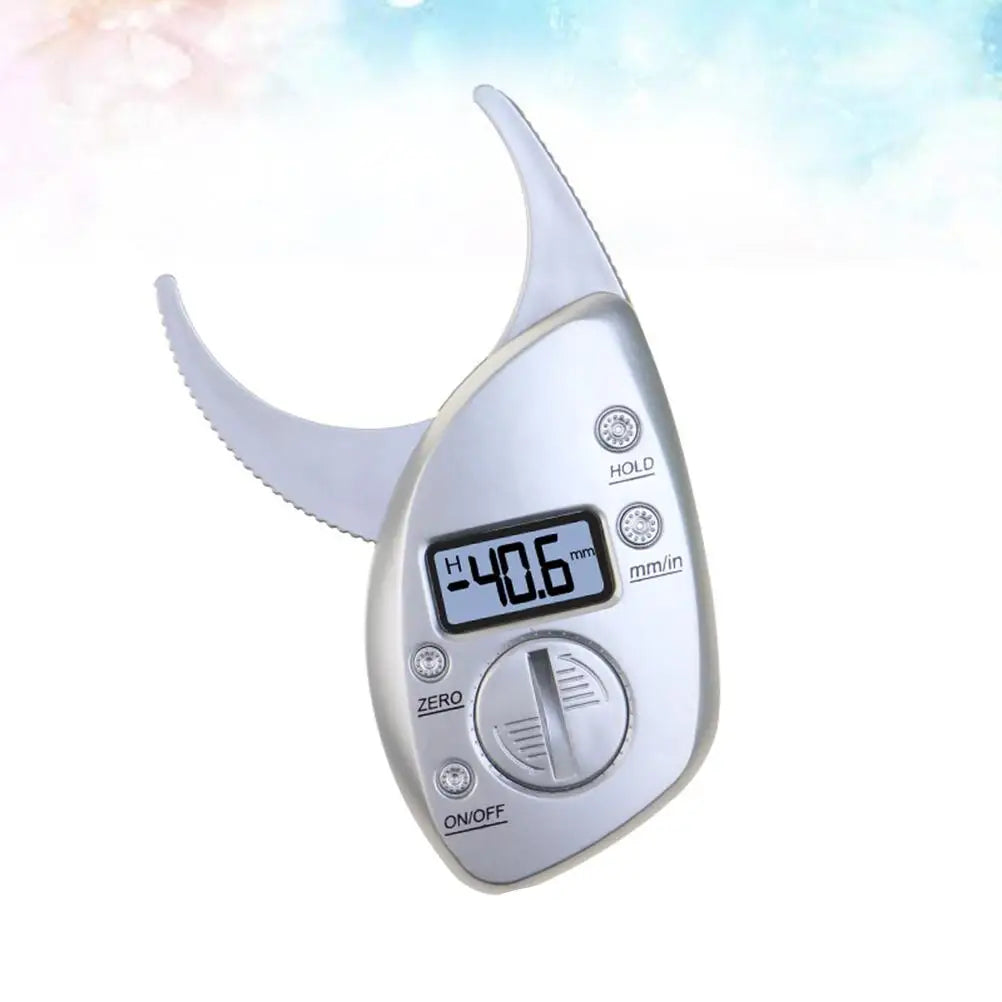 Digital Fat Tester Caliper H held Fitness Tester Measurement Tool Easy Accurate Portable for Men Women
