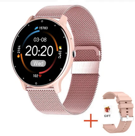 LIGE Women Smart Watches Bluetooth Call Waterproof Activity Tracker Sports Smartwatch Heart Rate Monitor Ladies Health Bracelets