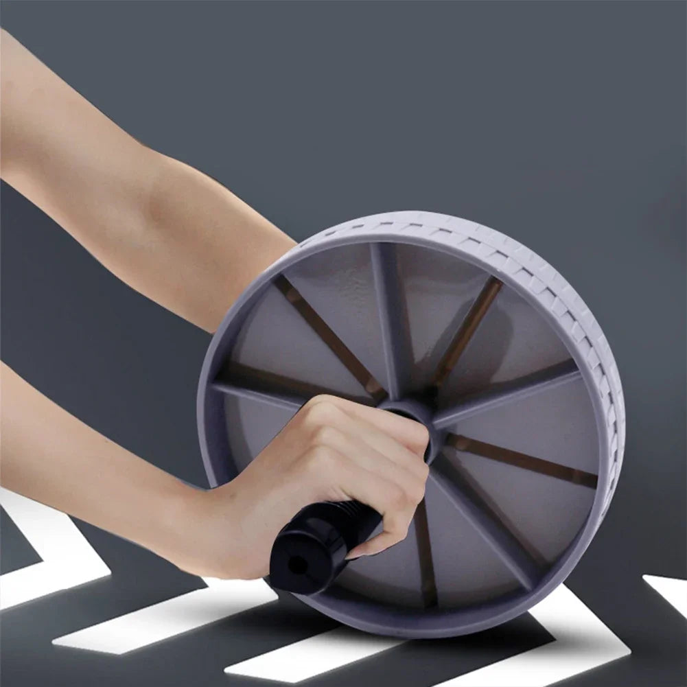 Workout AB Roller Wheel Non-slip Abdominal Roller No Noise Exercise Wheel Abdominal Exerciser for Home Gym Strength Workouts