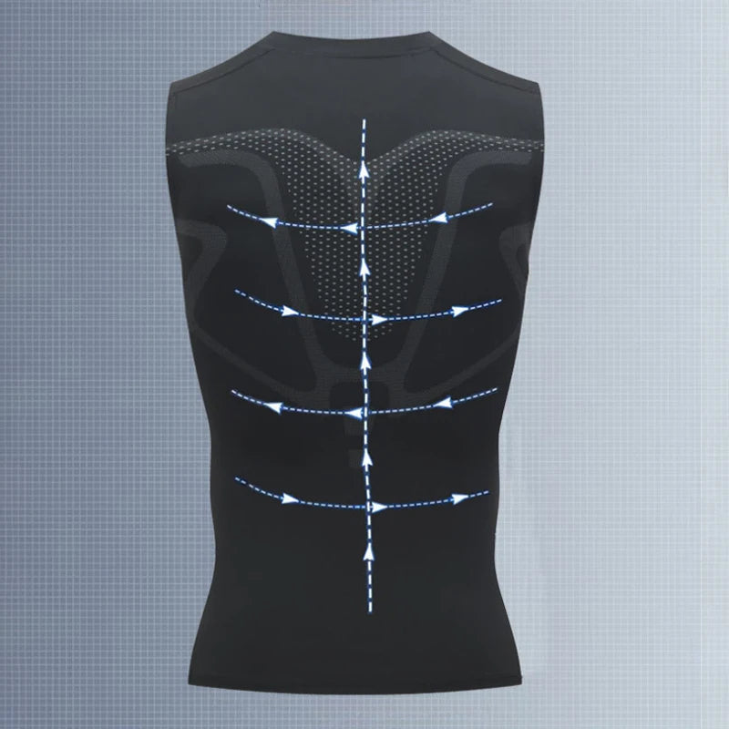 Summer Men Tank Top Compression Sleeveless Shirt Bodybuilding Vest Quick Dry Gym t-Shirt Singlet Basketball Shirt Man Clothing