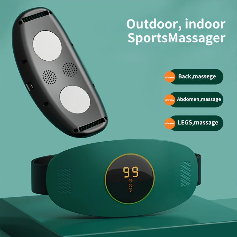 Rechargeable Body Slimming Machine Waist Belt Waist Fitness Massager Weight Loss And Body Shaping Instrument Constipation Relief