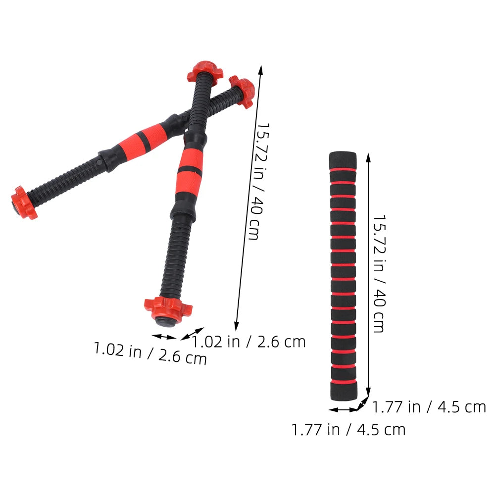 1 set Dumbbell Bar 40cm With Connector Rod For Dumbbell Set Fitness Equipment Weightlifting Training Accessories Barbells