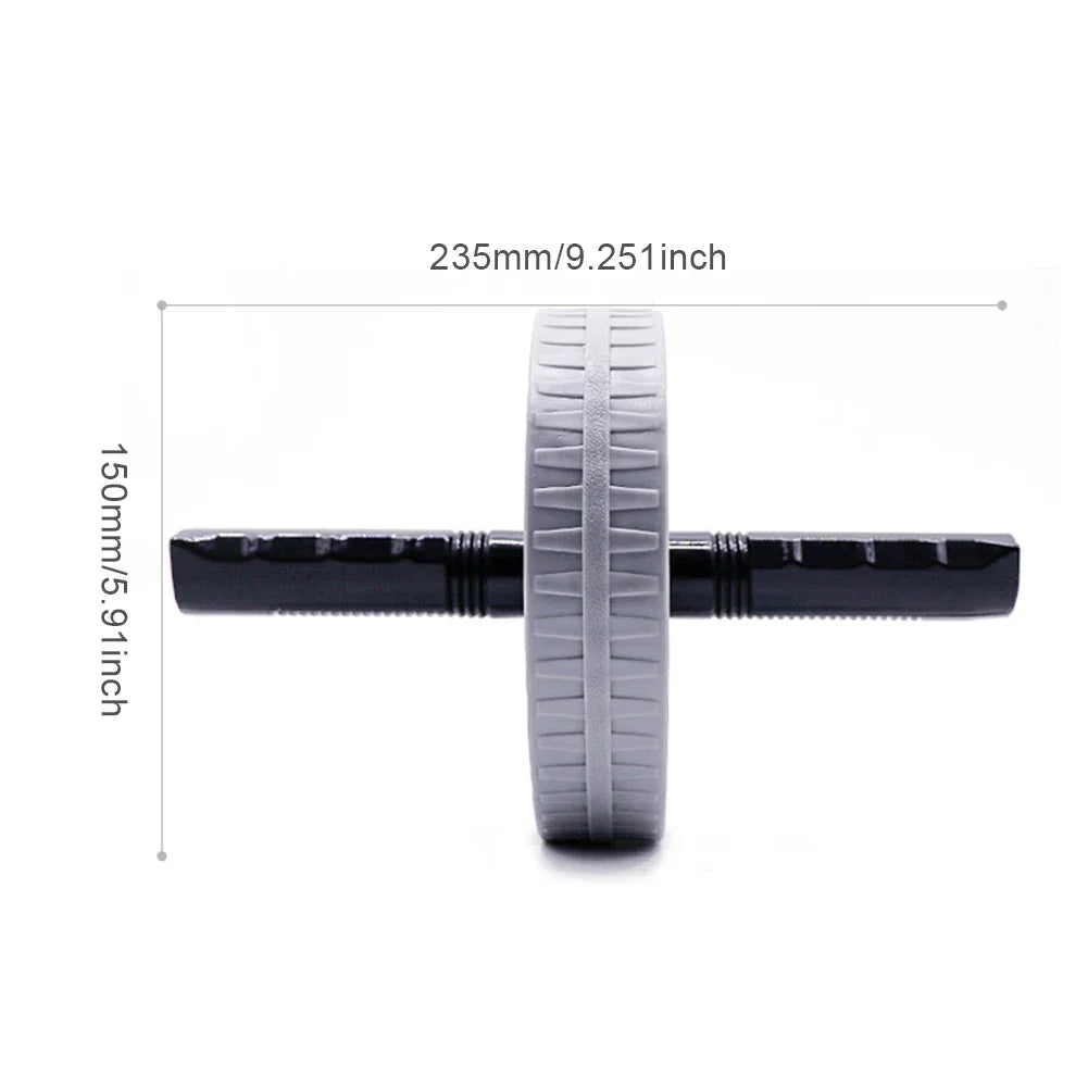 Workout AB Roller Wheel Non-slip Abdominal Roller No Noise Exercise Wheel Abdominal Exerciser for Home Gym Strength Workouts