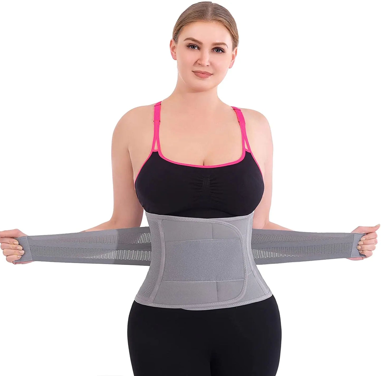 Waist Trainer Body Shaper Back Support Belt for Women and Men Slimming Tummy Control Strap Double Compression Corset