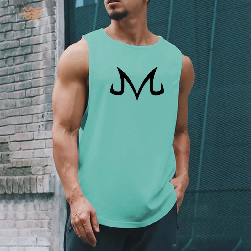 Quick-drying Bodybuilding Vest Men's Gym Fitness Superhero Sleeveless Shirt Anime Zt Casual Vest Summer Training Clothing