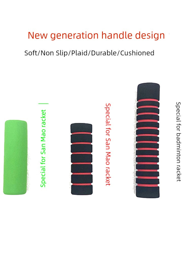 Badminton Racket Special Sponge Handle Cover Hand Glue Tennis Racket Punching Breathable Suction Belt Slingshot Fishing Rod Non-Slip Handle