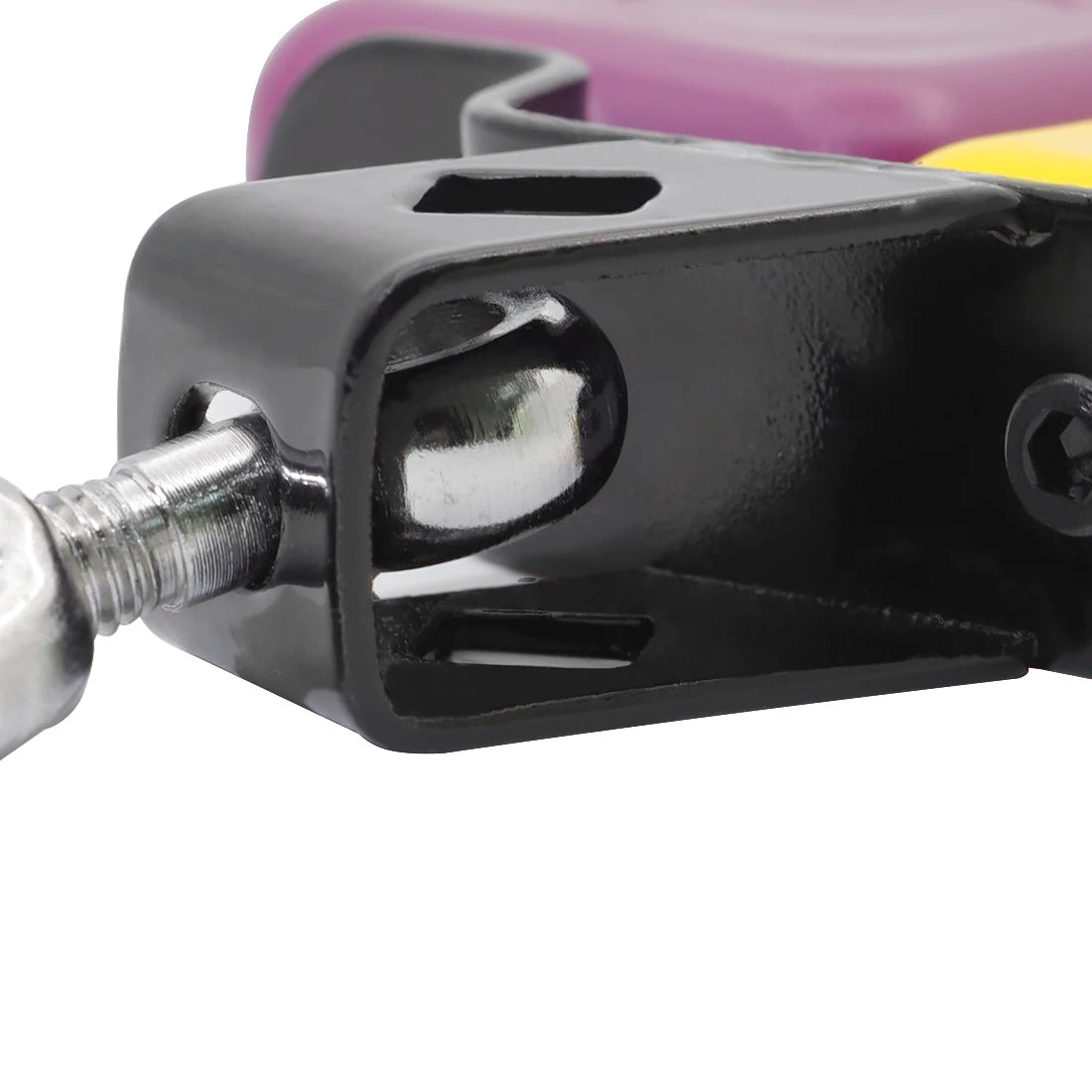 Double Sambago Bell Latin Music Yellow Purple Cowbell High Low Sound Knocker Drum Percussion Instrument Part Accessories