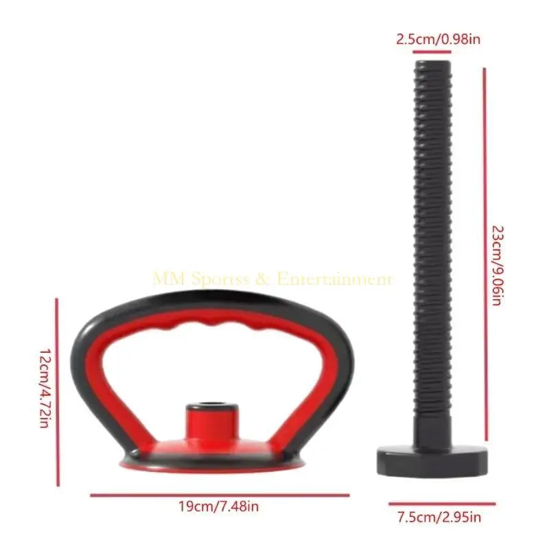 31BE Adjustable Kettlebells Handle Dumbbells Converter Workout Kettle Bells Grip