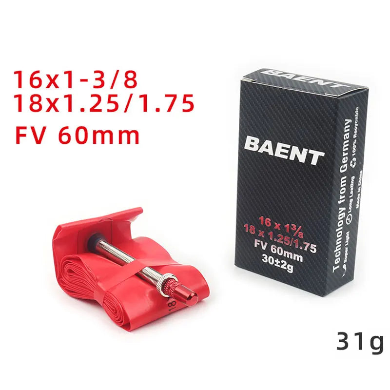 Baent TPU Ultralight Bicycle Inner Tube 29 Inch Mountain Bike Tire 27.5 26 Inch 48mm French Valve 1.26-1.75 1.9-2.7 Bike Parts