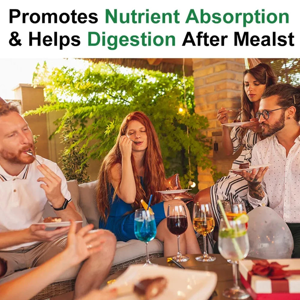 Digestive Enzyme Supplement - 3 Prebiotics, 12 Probiotics, 10 Billion CFU - Digestion, Nutrient Absorption, Colon Detoxification