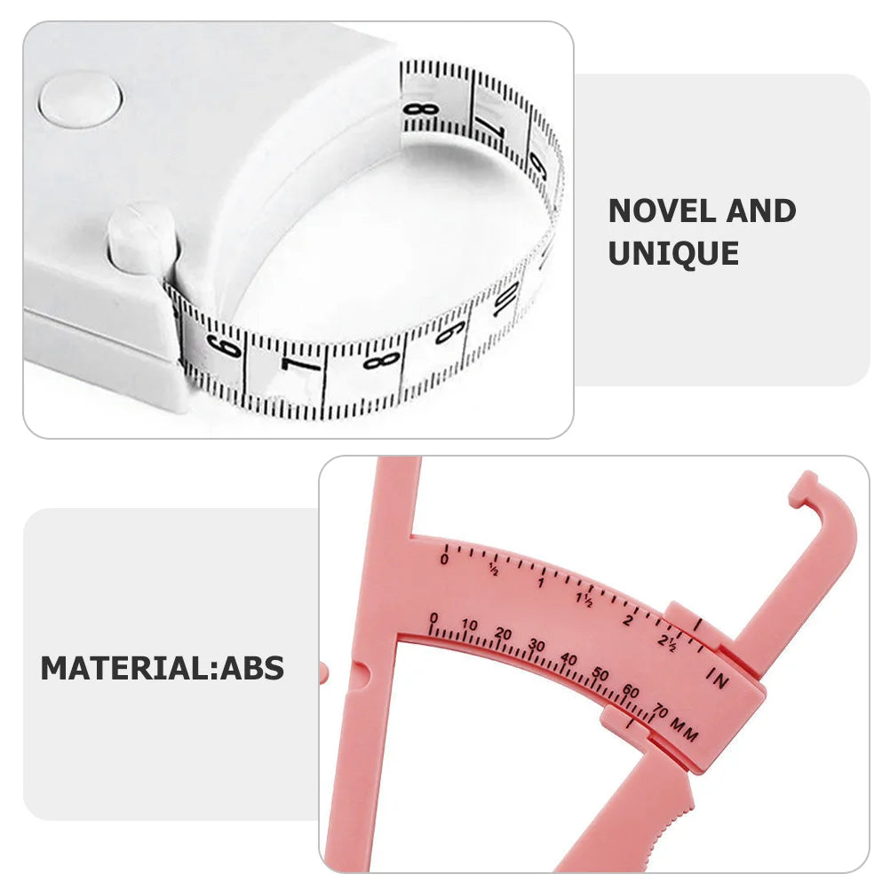 Fat Caliper Tape Body Measure Measuring Pinch Test to Digital Measurement Device