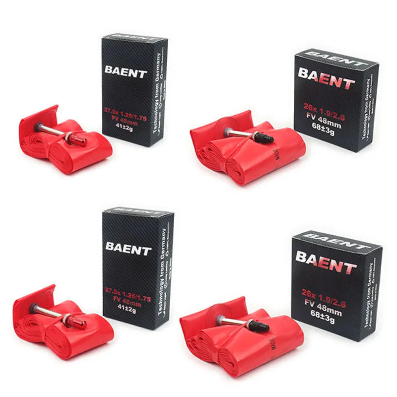 Baent TPU Ultralight Bicycle Inner Tube 29 Inch Mountain Bike Tire 27.5 26 Inch 48mm French Valve 1.26-1.75 1.9-2.7 Bike Parts