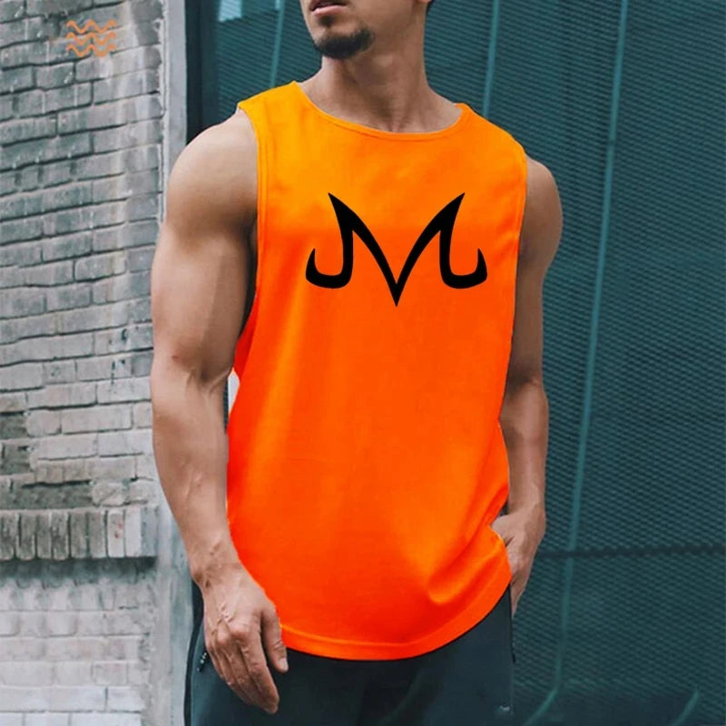 Quick-drying Bodybuilding Vest Men's Gym Fitness Superhero Sleeveless Shirt Anime Zt Casual Vest Summer Training Clothing