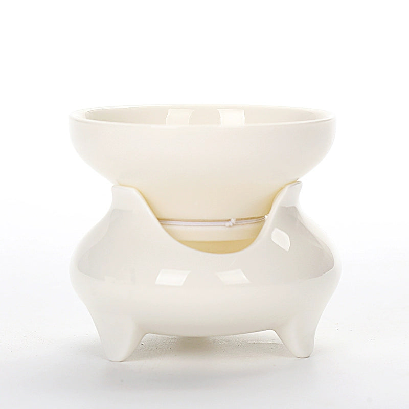 Dehua White Porcelain Kung Fu Tea Set Tea Strainer Ceramic Fine Mesh Tea Filter Tea Filter Screen Tea Strainer