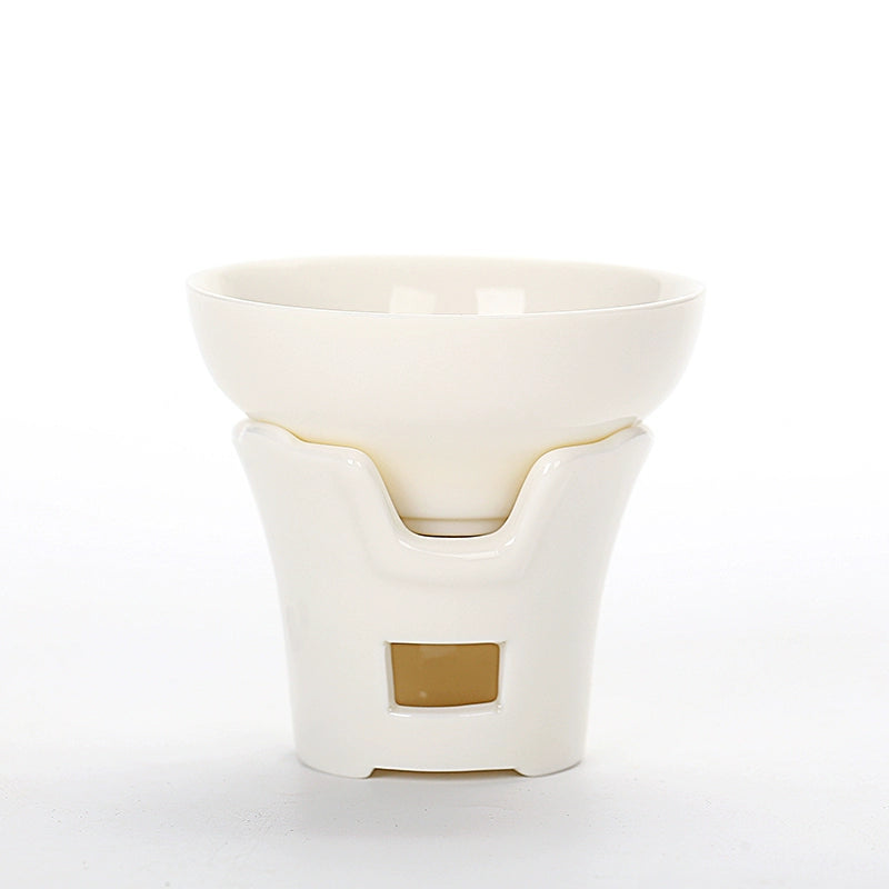 Dehua White Porcelain Kung Fu Tea Set Tea Strainer Ceramic Fine Mesh Tea Filter Tea Filter Screen Tea Strainer